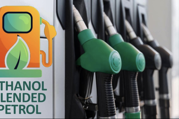 Ethanol fuel in India E20 petrol pump blending station