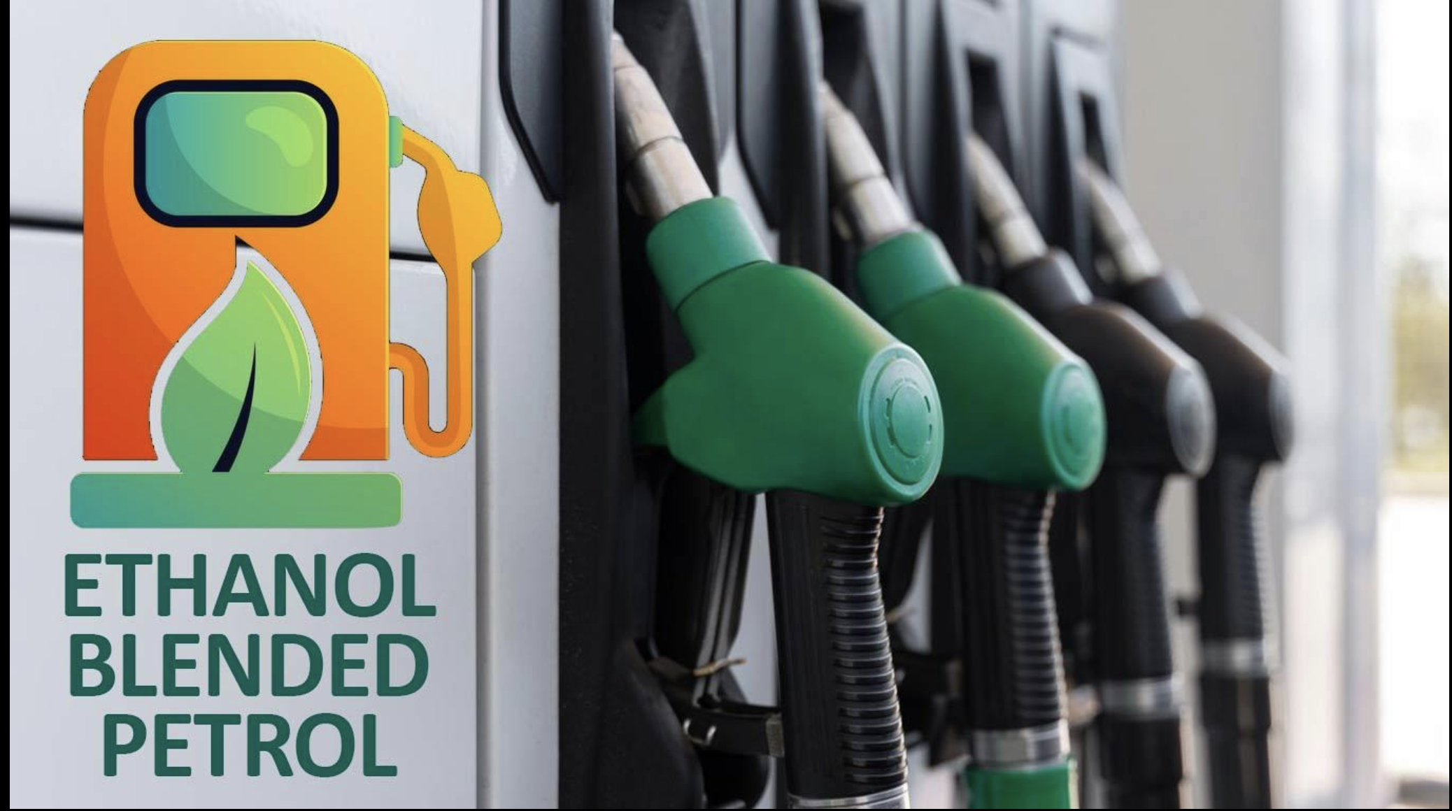 Ethanol fuel in India E20 petrol pump blending station