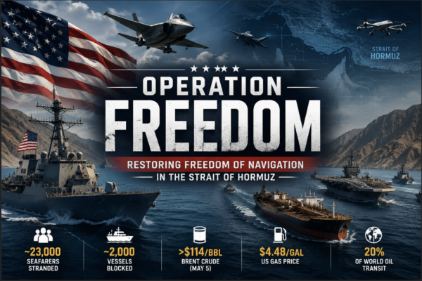 Project Freedom Hormuz crisis military operation in Strait of Hormuz 2026