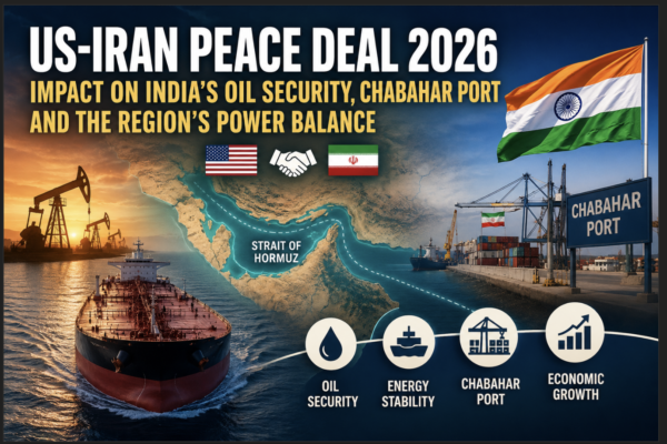 US-Iran Peace Deal 2026 and its impact on India's oil security, Chabahar Port, Strait of Hormuz, energy imports and regional geopolitics
