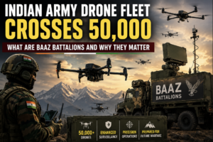 Indian Army drone fleet crosses 50,000 drones featuring Baaz Battalions and India's future drone warfare strategy