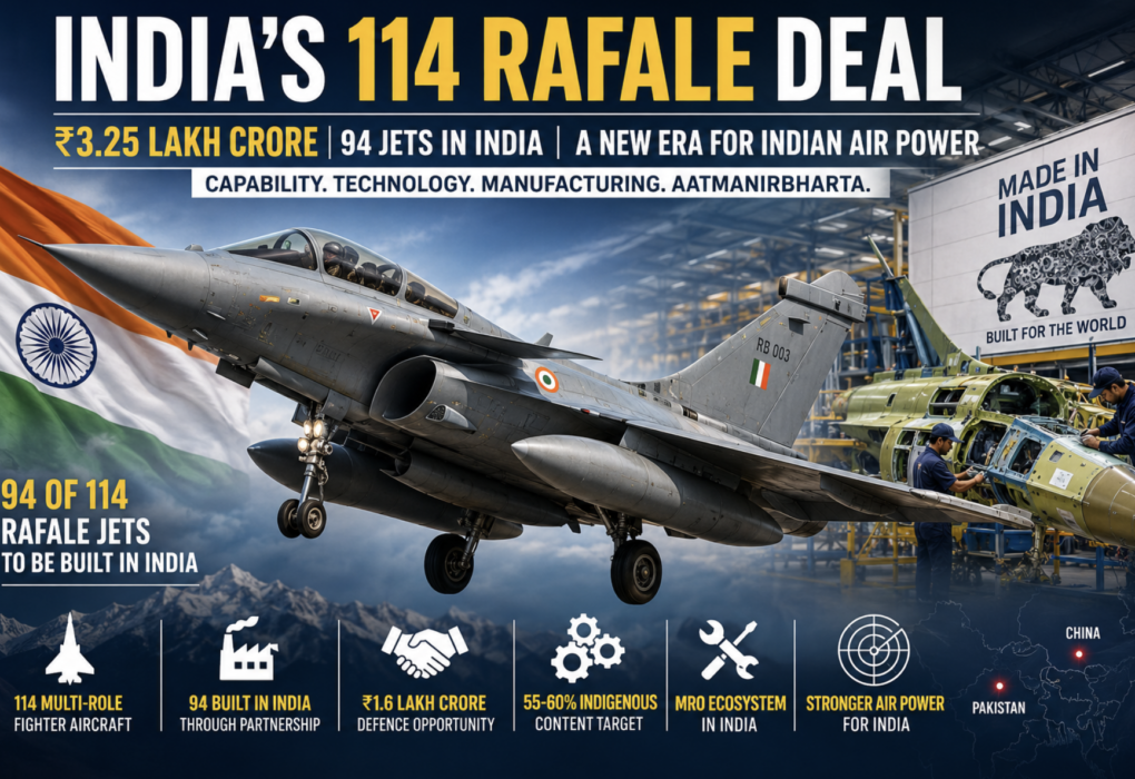 India’s proposed 114 Rafale deal, with 94 jets planned for production in India.