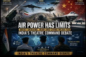 Air power theatre command India: lessons from Ukraine, Iran and China