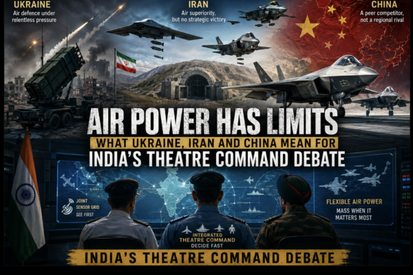 Air power theatre command India: lessons from Ukraine, Iran and China