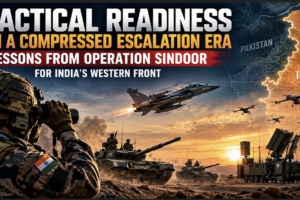 Tactical readiness and Operation Sindoor on India's Western Front, featuring Indian Army tanks, fighter aircraft, drones and air defence systems